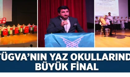 TÜGVA YAZ OKULLARINDA 900 ÖĞRENCİLİ FİNAL