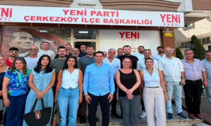 YENİ PARTİ ÇERKEZKÖY’DE İLK TOPLANTI GERÇEKLEŞTİRİLDİ