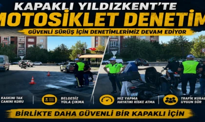 Kapaklı Yıldızkent’te Motosiklet Denetimi