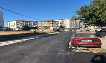 Milyonluk asfaltın ortasında araç engeli