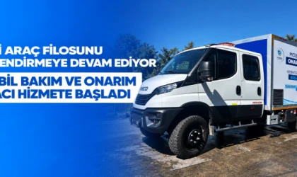 TESKİ Saha Hizmetleri İçin Mobil Bakım Aracını Devreye Aldı