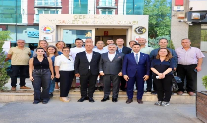 Yeni Parti heyetinden ÇTSO’ya ziyaret: Gündem su sorunu ve ÇEF 2026