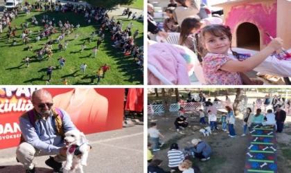 Tekirdağ’da can dostlar için renkli buluşma