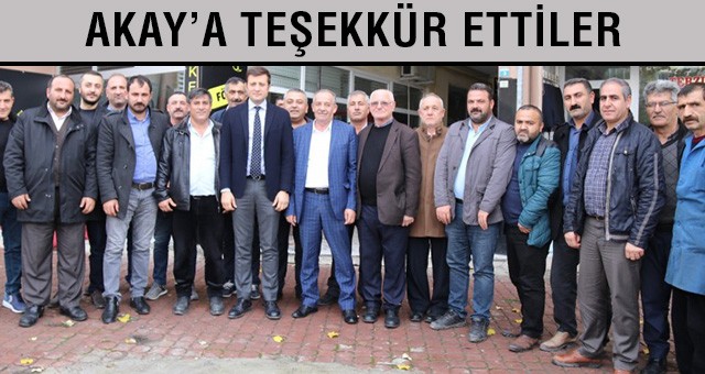 AKAY SERVİSÇİ ESNAFININ SORUNLARINI DİNLEDİ